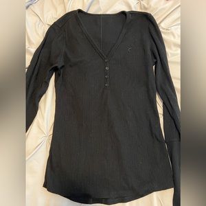 Black Don't Wake Me Thermal Top